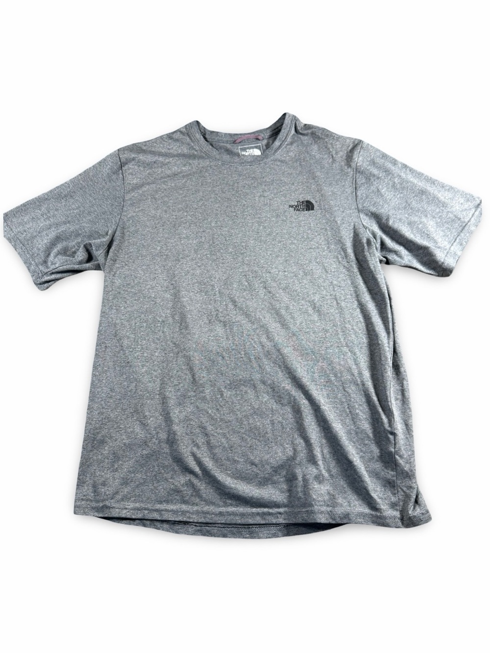 Men's Size Small T Shirt Black Logo Grey Top Stretchy‎